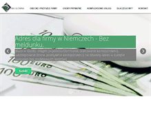 Tablet Screenshot of firma-w-niemczech.eu